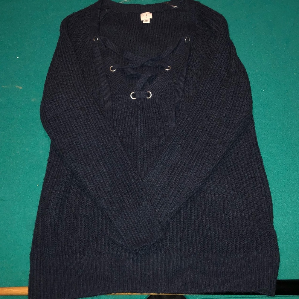 Navy Sweater 2x